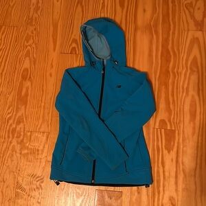 NEW BALANCE fleece hooded waterproof jacket